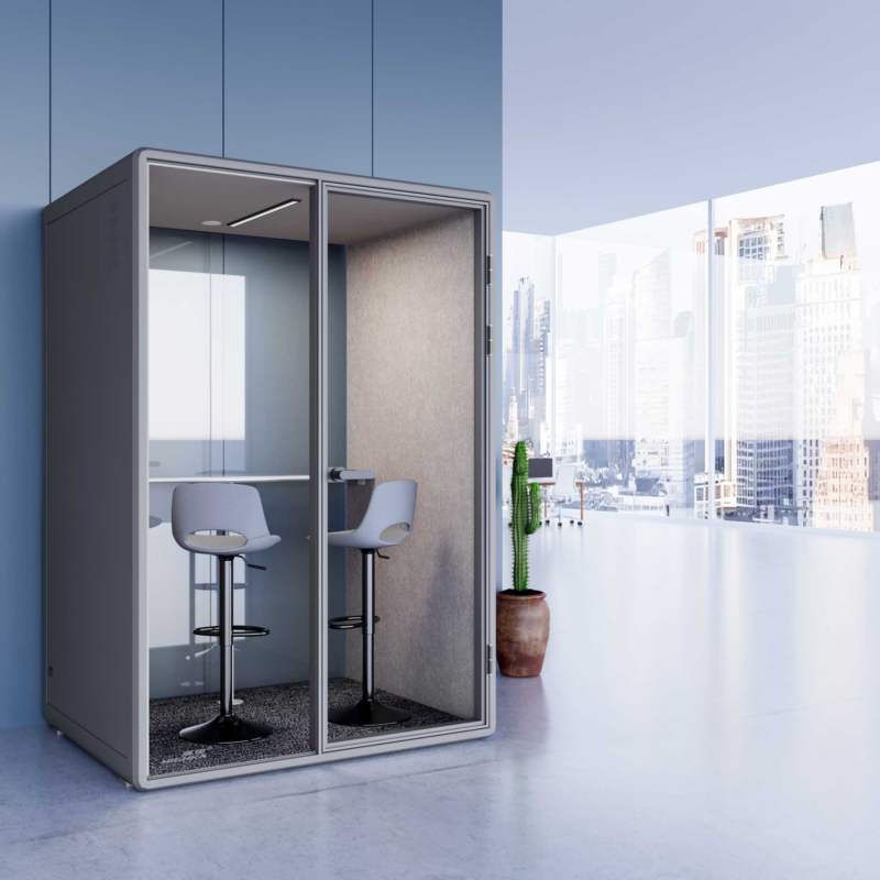 HIGHKA-Work-Pods-for-2-people-with-high-seats HIGHKA Work Pods for 2 people with high seats