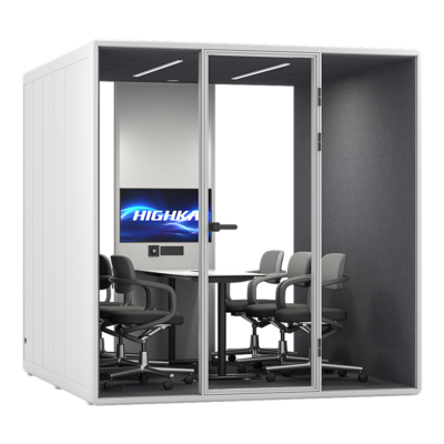 Soundproof-Acoustic-pods-for-6-person-transparent Soundproof-Acoustic-pods-for-6-person-transparent
