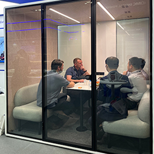 Soundproof Meeting Pods Exhibition Application