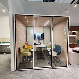 acoustic meeting booths HIGHKA white