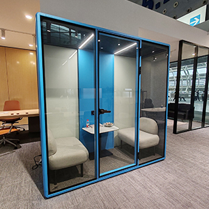 office acoustic booth HIGHKA blue