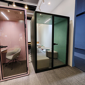 office sound proof booth HIGHKA acoustics pods