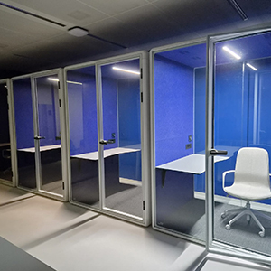 HIGHKA acoustic pods in Client Office